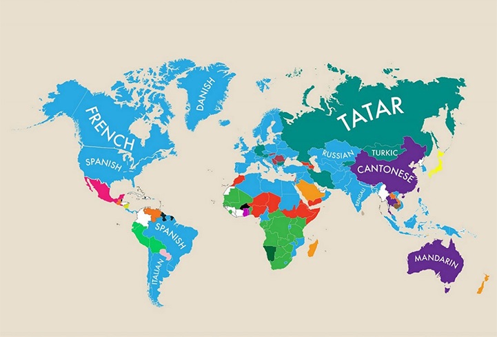 Language worldmap
